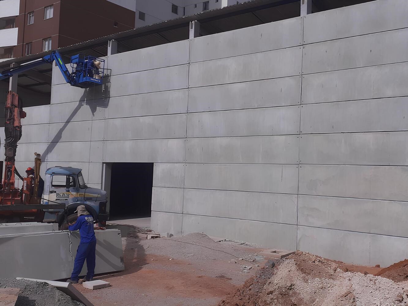 Painel para fechamento em construções 02